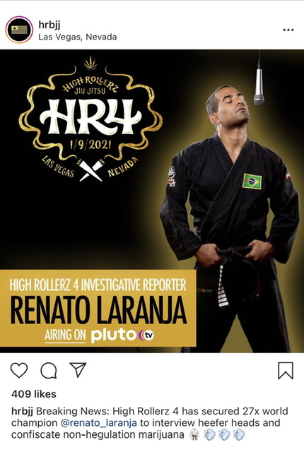 Renato Laranja poster on Instagram.